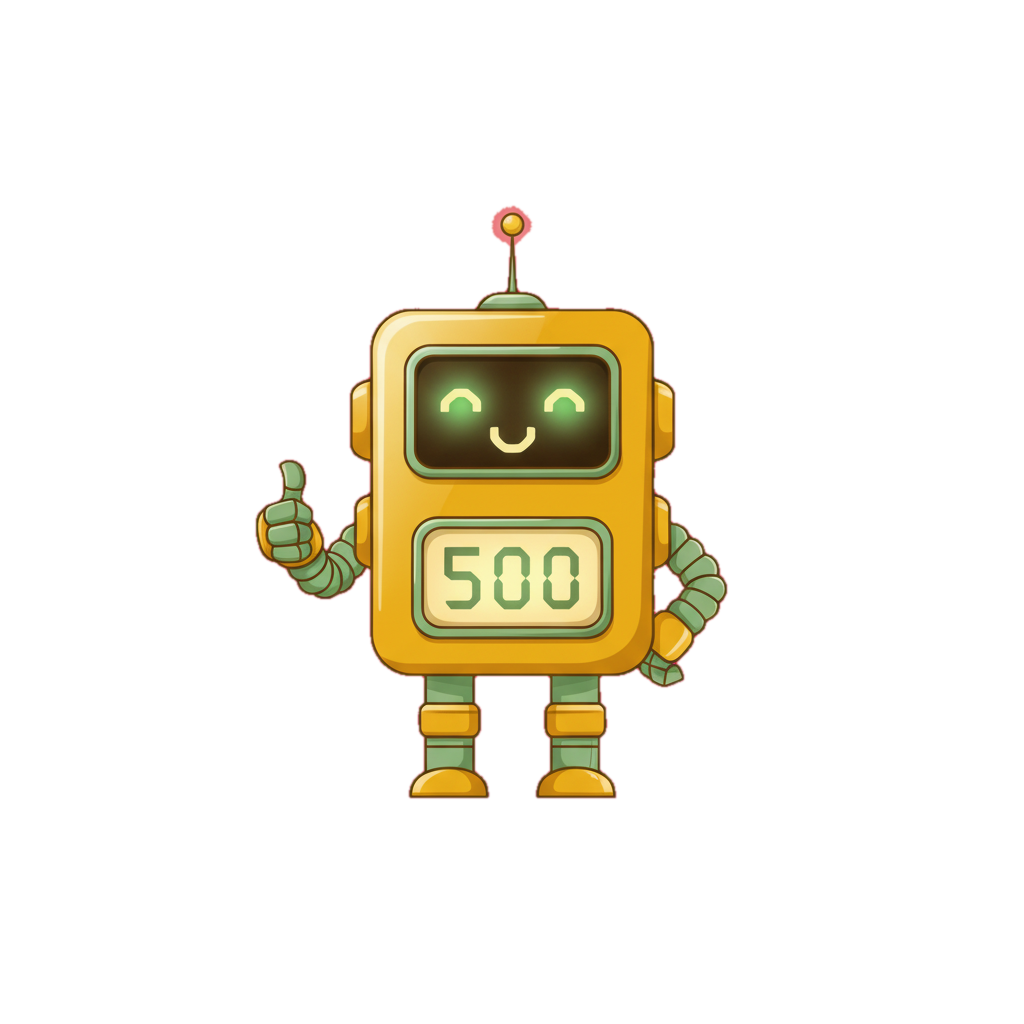 urgentry mascot giving thumbs up