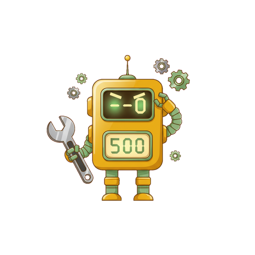 urgentry mascot fixing with wrench