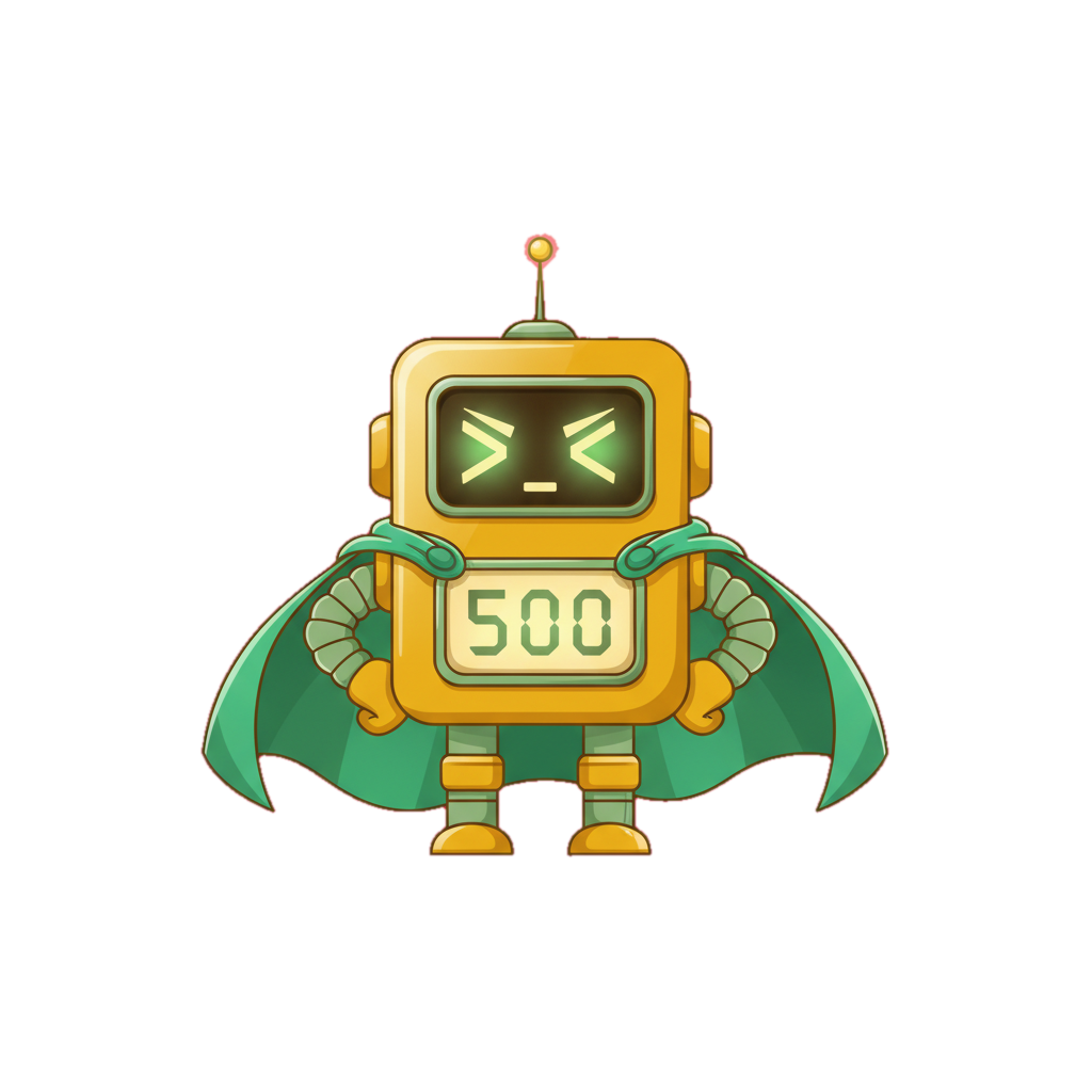 urgentry mascot as superhero