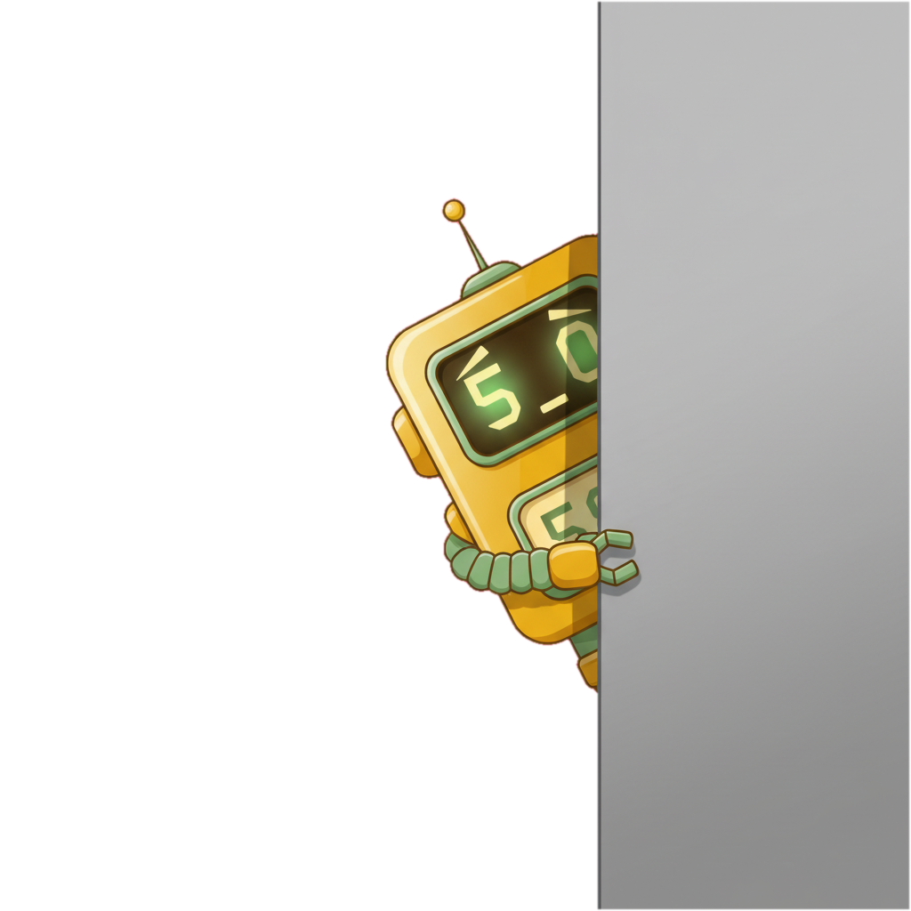 urgentry mascot peeking